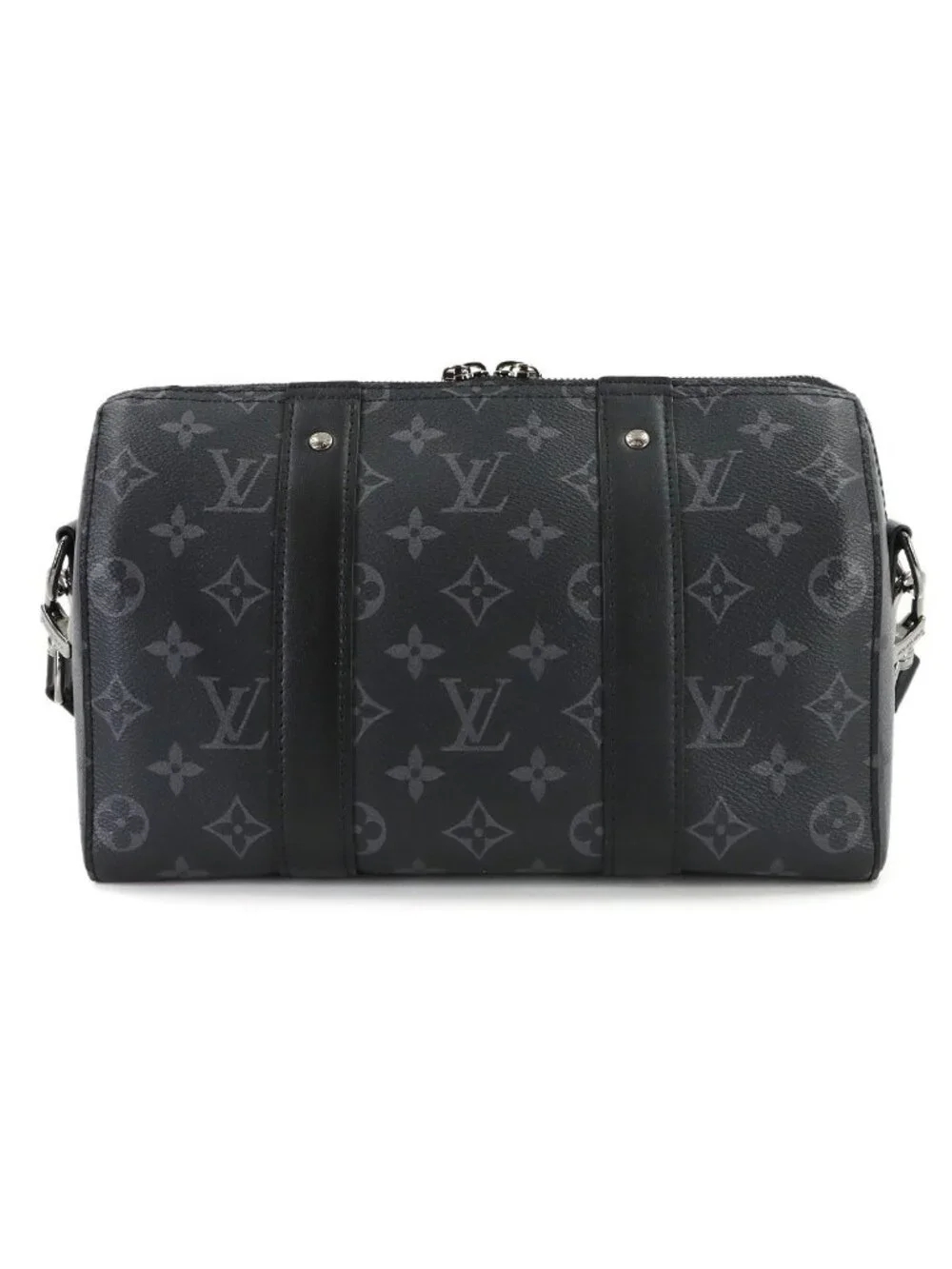 Louis Vuitton Monogram Eclipse Reverse City Keepall Shoulder Bag - Picture 2 of 9